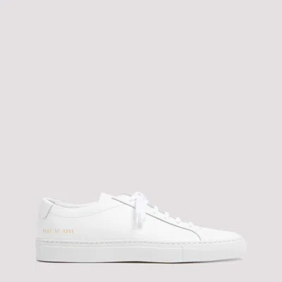 Common Projects Original Achilles Low Leather Sneakers In Black