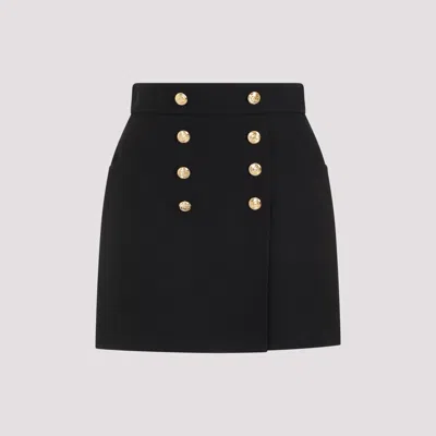 Gucci Black Silk Mini Skirt