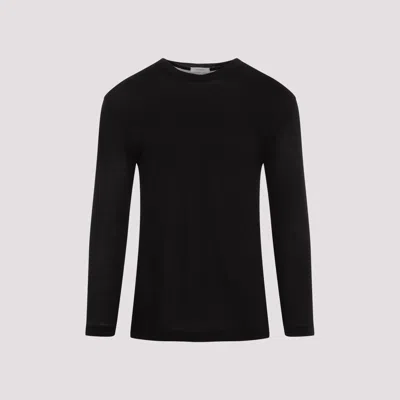 Lemaire Soft Ls T-shirt In Black