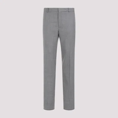 Alexander Mcqueen Wool Pants In Grey