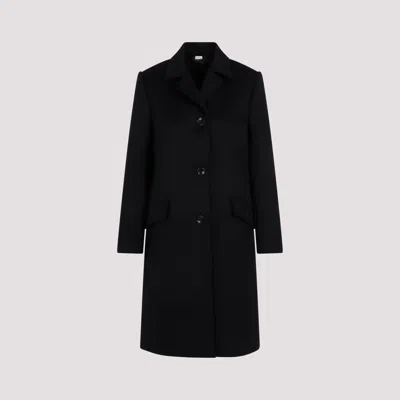Gucci Wool Coat In Black