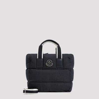 Moncler Caradoc Padded Mini Tote Bag In Blue