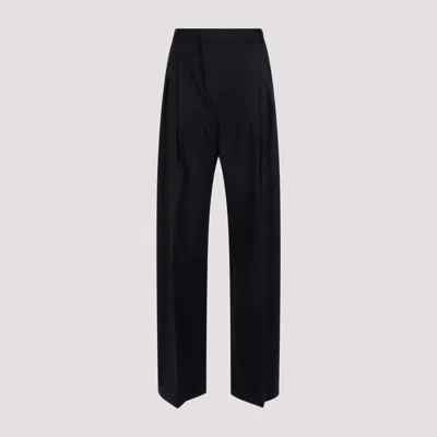 Victoria Beckham Wide Leg Trousers In Blue