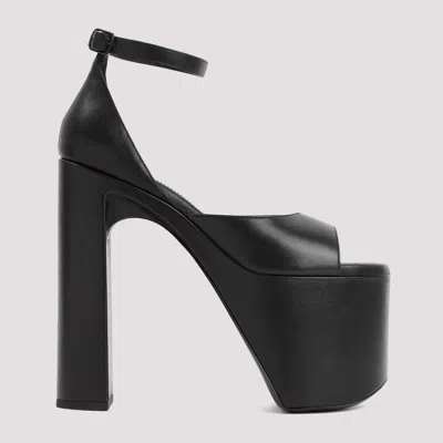 Balenciaga Camden Black Platform Sandals