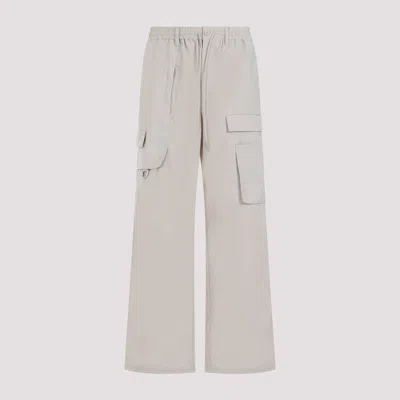 Y-3 Clay Brown Crinkle Nylon Pants In Gray