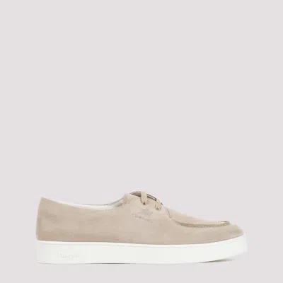 Church's Longsight Lace-up Suede Sneakers In Nude & Neutrals