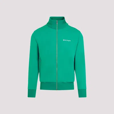 Palm Angels Classic Logo Track Jacket In Green