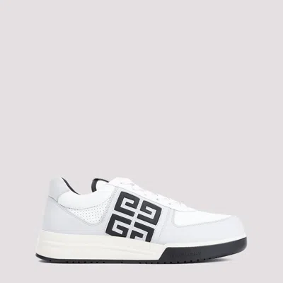 Givenchy Grey Calf Leather G4 Low Top Sneakers