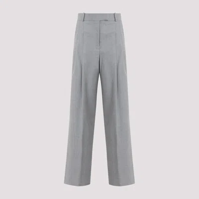 By Malene Birger Cymbaria Pleated Wide-leg Trousers In Grey