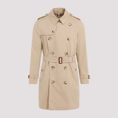 Burberry M Rw D Breasted In Nude & Neutrals