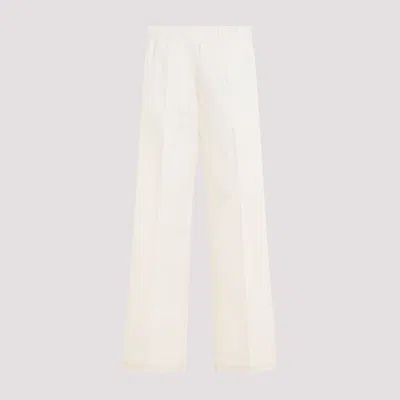 Moncler Cotton Track Pants In Nude & Neutrals