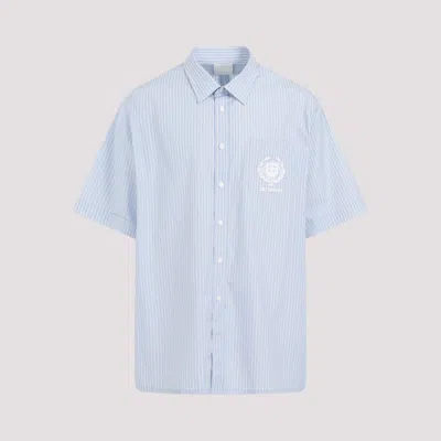 Givenchy Short Sleeve Shirt With Pocket In Blue