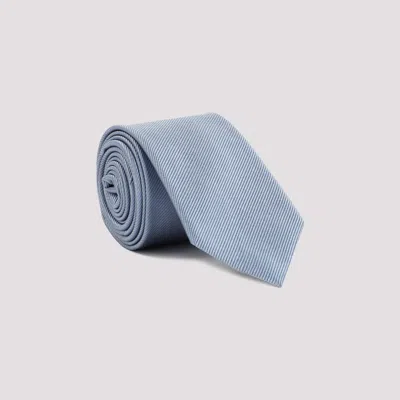 Giorgio Armani Light Blue Silk Tie
