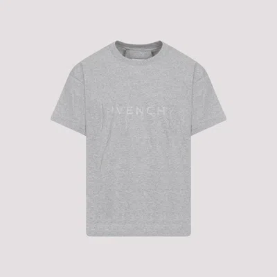 Givenchy Light Grey Melange Cotton T-shirt