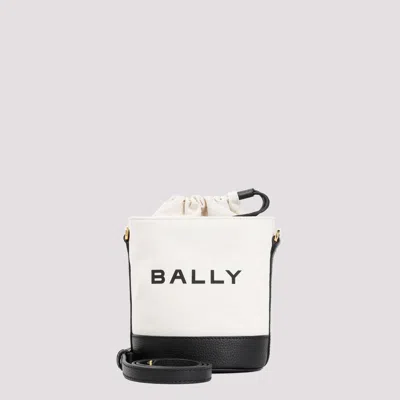 Bally Bar Bucket Bag In Nude & Neutrals