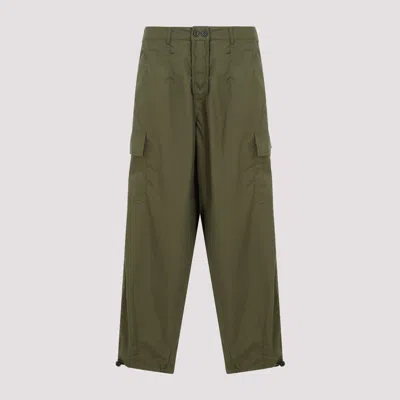 Universal Works Olive Green Loose Recycled Polyester Cargo Pants