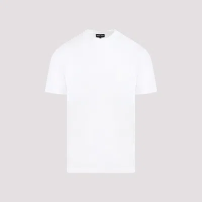 Giorgio Armani Optical White Cotton T-shirt