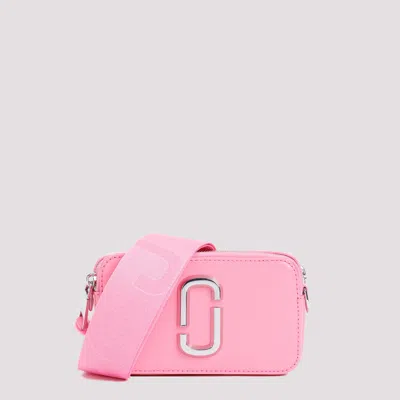 Marc Jacobs The Snapshot Leather Shoulder Bag In Pink & Purple