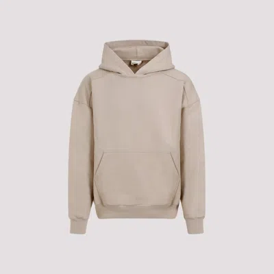 Mordecai Sand Hooded Cotton Sweatshirt In Nude & Neutrals