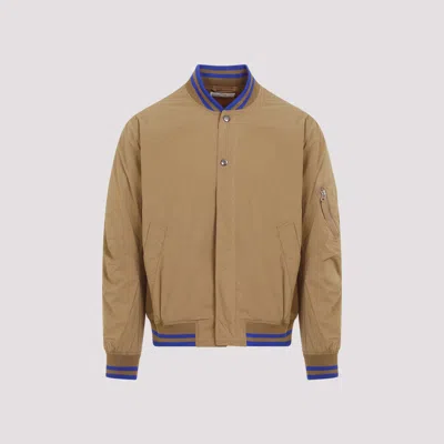 Universal Works Sand Ns Bomber Recycled Polyamide Jacket In Nude & Neutrals