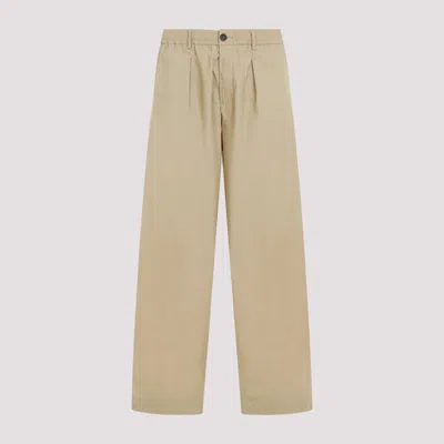 Universal Works Sand Oxford Recycled Polyester Pants In Beige
