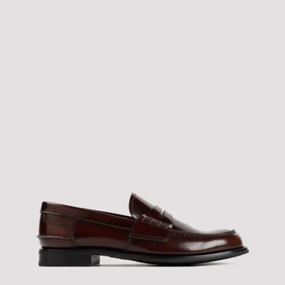 Church's Tabac Leather Pembrey Loafers In Nude & Neutrals