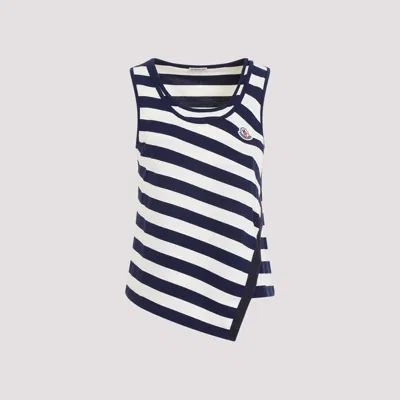 Moncler Tank Top In Blue