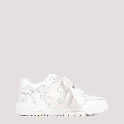 Off-white White And Cream Out Of Office Sneakers