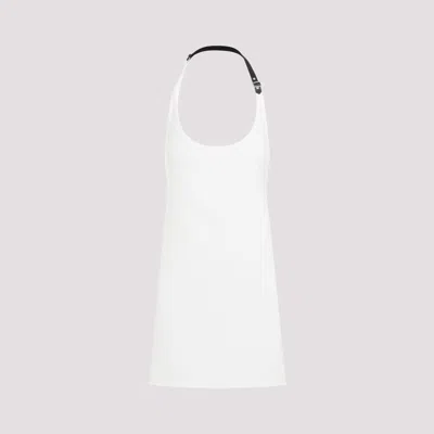 Courrèges Courreges Buckle Babydoll Dress In White
