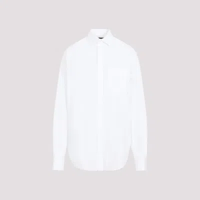 Balenciaga White Cotton Cocoon Shirt