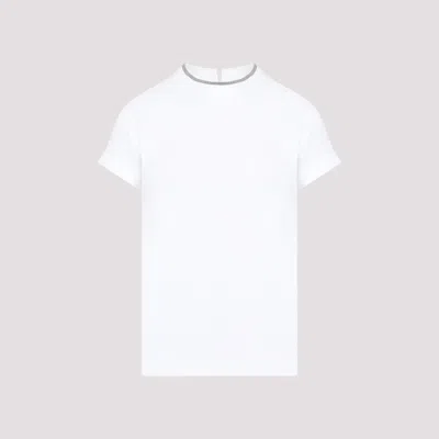 Brunello Cucinelli White Cotton T-shirt