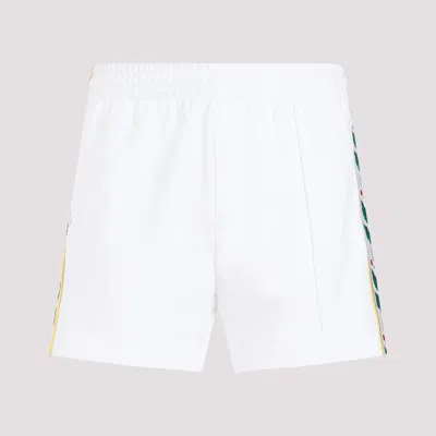 Casablanca Laurel Track Shorts In White