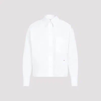 Victoria Beckham Cropped Shirt In White