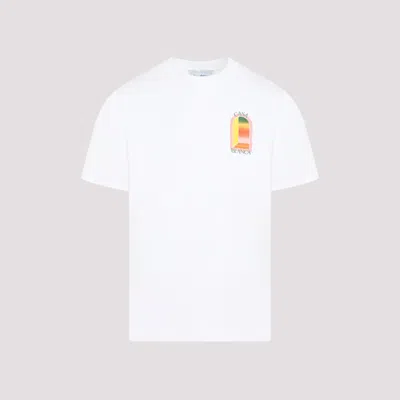 Casablanca Gradient Arch Short-sleeved T-shirt In White