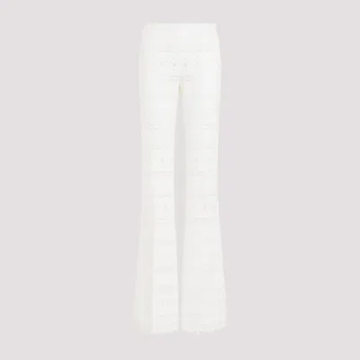 Ermanno Scervino Polyester Trousers In White