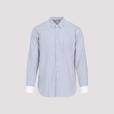 Comme Des Garçons Shirt White Stripe Cotton Shirt