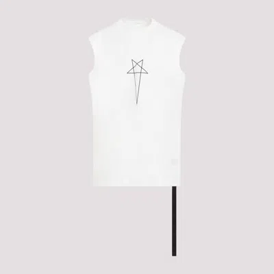 Rick Owens Drkshdw Tarp T T-shirt In White