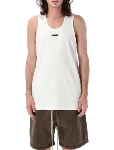 Fear Of God Stretch-cotton Ribbed Tank Top In White