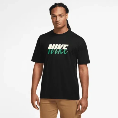 Nike Mens  Nsw M90 Fw Connect T-shirt In Black/black