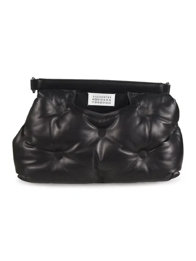 Maison Margiela Small Glam Slam Classique Shoulder Bag In Black