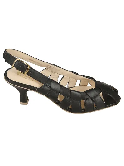 Tod's Slingback Pumps In Leather In Brown