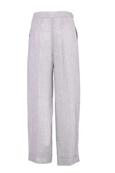 Emporio Armani Trousers In Grey