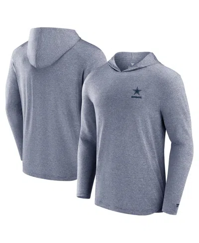 Fanatics Signature Navy Dallas Cowboys Front Office Tech Lightweight Hoodie T-shirt In Ath Navy