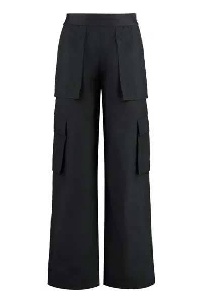 Alexander Wang Technical-nylon Trousers In Black