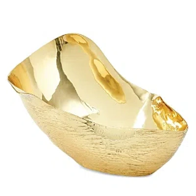 Global Views Free-form Brass Bowl - Small In Gold