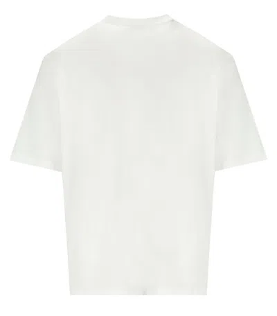 Dsquared2 Loose Fit White Printed T-shirt
