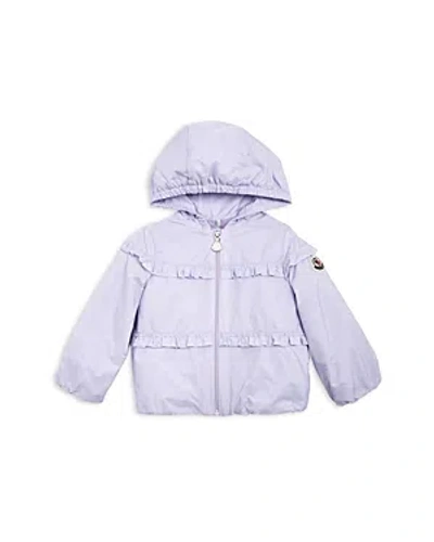 Moncler Kids Hiti Ruffled Shell Jacket (12 Months-3 Years) In Purple