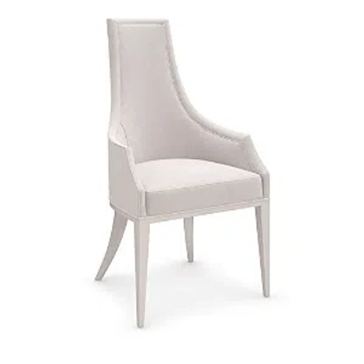Caracole Tall Order Arm Chair In Stardust
