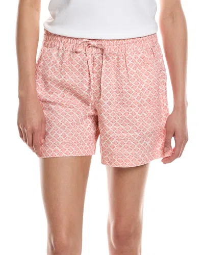 Tommy Bahama Summering Shells High-rise Linen Easy Short In Pink