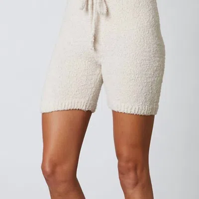 Nia Mid-length Sweater Short In Natural In Grey